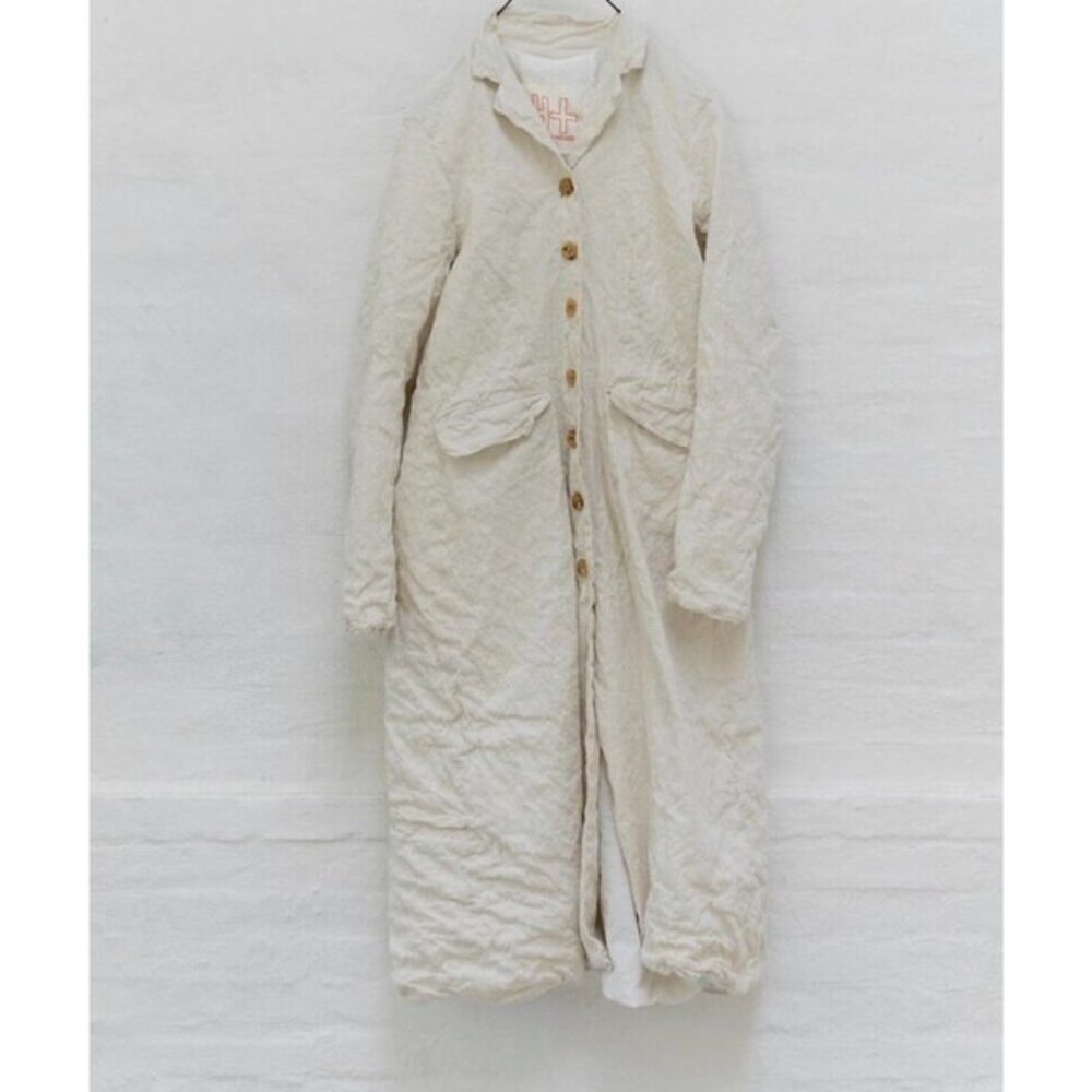 Coat Mary By Hannoh Wessel Size 36 NWOT Natural cream off white